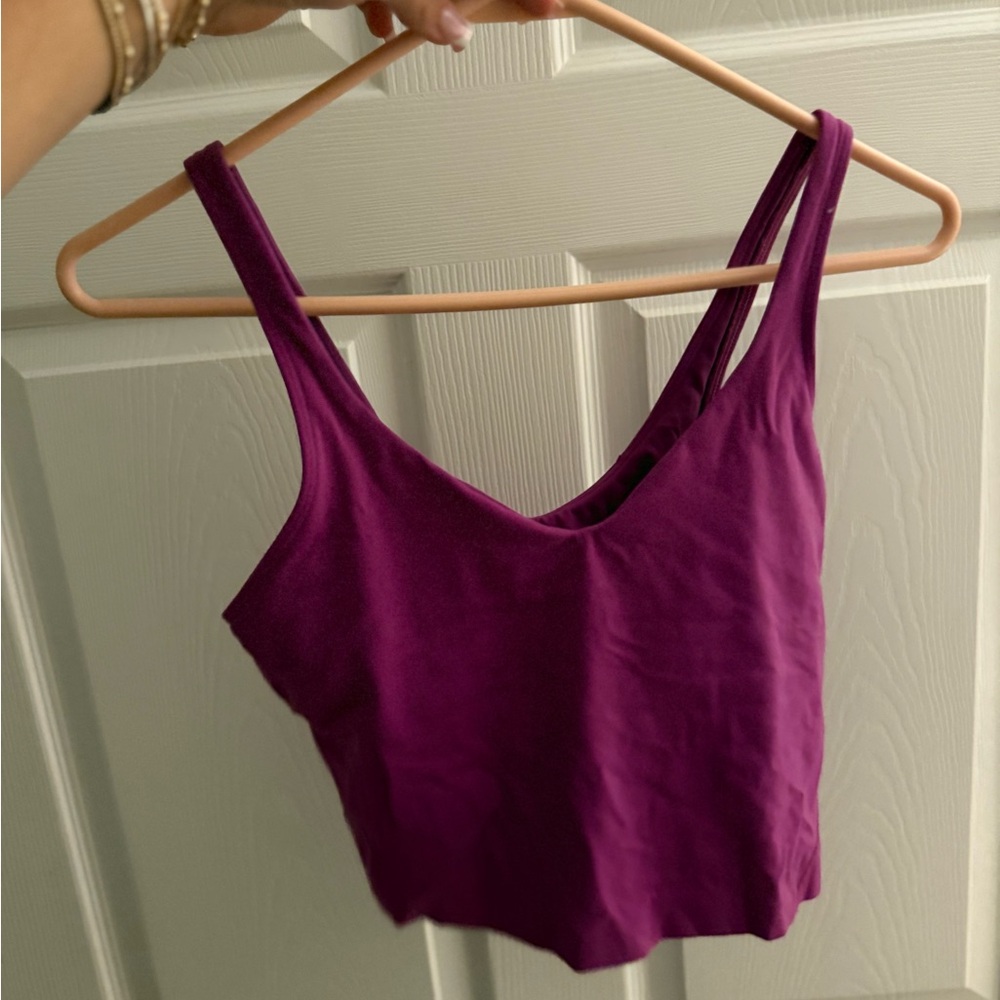 Purple Women's Lulu align tank